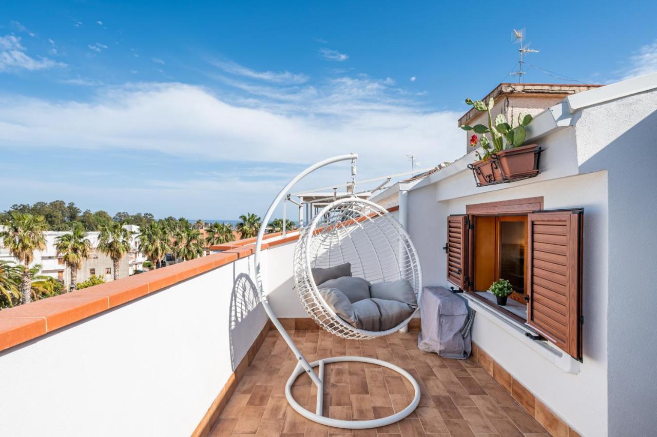 Naxos Charming Penthouse With Swimming Pool X6 Apartman Giardini-Naxos Kültér fotó