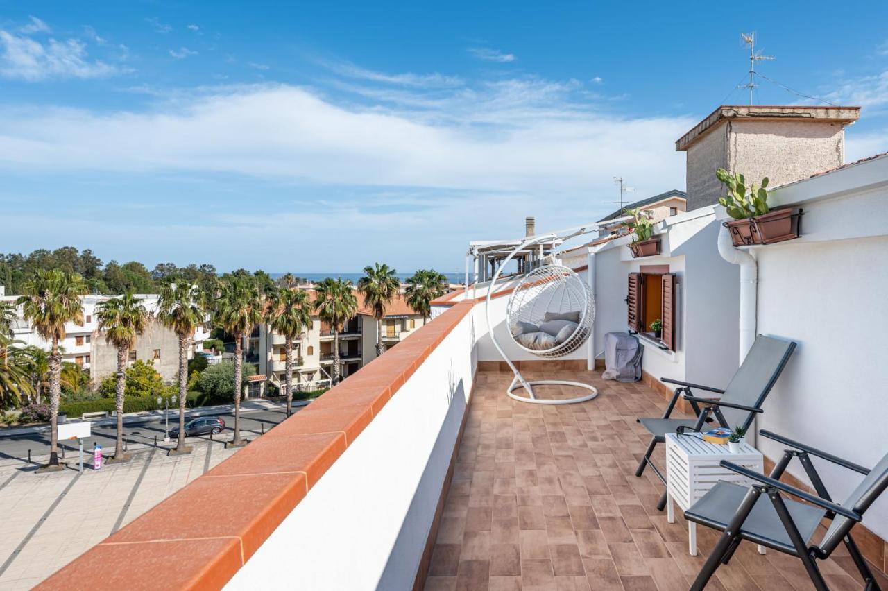 Naxos Charming Penthouse With Swimming Pool X6 Apartman Giardini-Naxos Kültér fotó